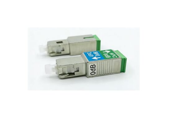 Jakość  SC APC Fixed Variable Fiber Optic Attenuator Strong Tensile Resistance For GPON Network fabryka