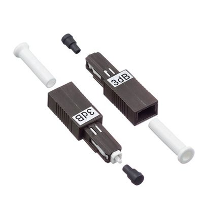 jakość  MU/UPC Fixed Connectors Ftth Fiber Optic Attenuator Single Mode 1dB 25dB fabryka