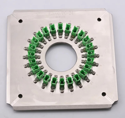 E2000PC24 Port Ferrule światłowodowy przyrząd do polerowania hartowania stali nierdzewnej S136