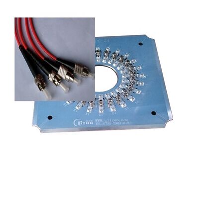 Włókno szlifujące ze stali nierdzewnej S136 do łączników ST z 24 łącznikami w jednym cyklu i utratą wstawienia ≤ 0,20 dB