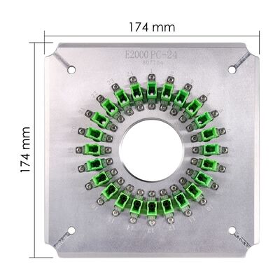 E2000/APC20 Urządzenie do polerowania włókien optycznych w porcie do użytku FTTH z konstrukcją ze stali nierdzewnej S136