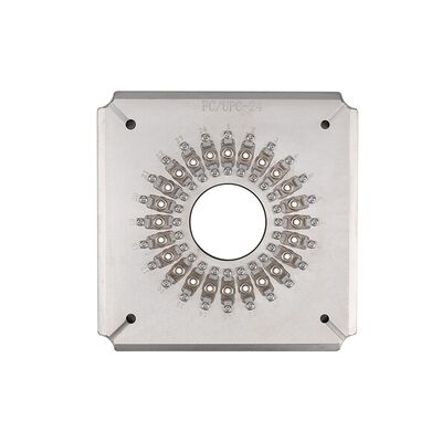 24-port Fiber Optic Polishing Jig z 2,5 mm ferrule Holder i stali nierdzewnej S136 Konstrukcja do użytku FTTH