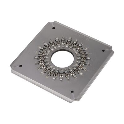 24 Port FC UPC Włókno optyczne Jig polerowania z hartowanej stali nierdzewnej S136 dla wysokiej wydajności polerowania złącza