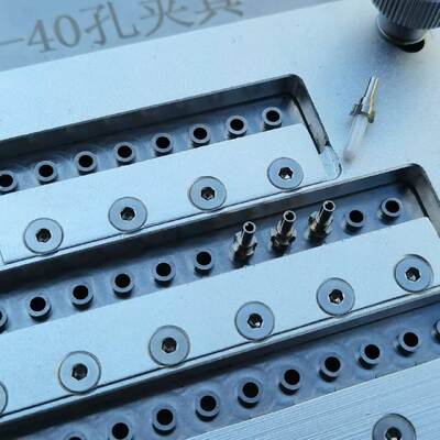40 Port Fiber Optic Polishing Jig ze stali nierdzewnej S136 dla strat wstawienia ≤0,20dB