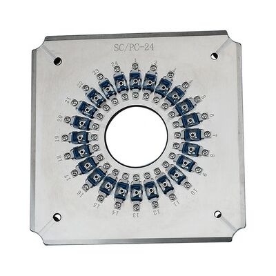 24 Port SC UPC Włóknooptyczne urządzenie do polerowania z hartowanej stali nierdzewnej S136 i utrata wstawienia ≤ 0,20 dB