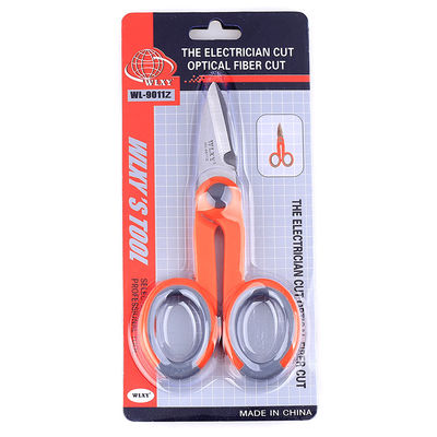 Pomarańczowy 14,5 cm Narzędzia do kabli światłowodowych Kevlar Cutter do zworki światłowodowej