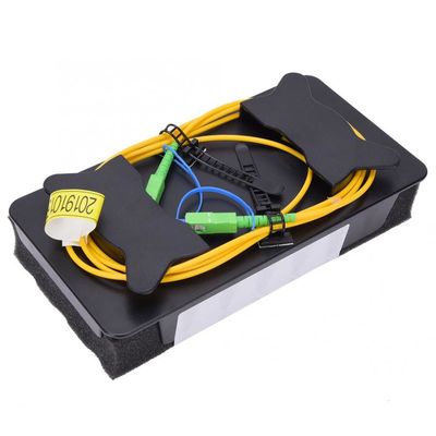 Złącze FC / LC / SC / ST SM DM OTDR Launch Cable Box, 500 m 1 km światłowodowa skrzynka startowa