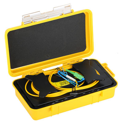 Złącze FC / LC / SC / ST SM DM OTDR Launch Cable Box, 500 m 1 km światłowodowa skrzynka startowa