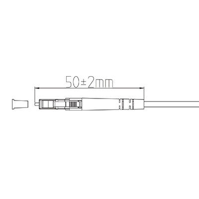 Złącza światłowodowe 3,0 mm SX SM Lc Upc Zgodność z ROHS