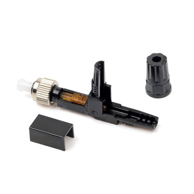 Wbudowane złącza kabli światłowodowych Black Ftth Szybkozłącze jednomodowe