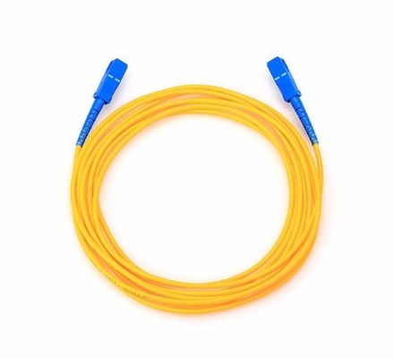 Wojskowy kabel krosowy światłowodowy FTTH z męskim złączem SC UPC