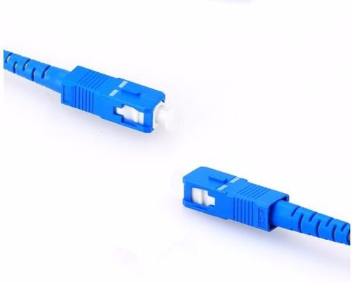 Wojskowy kabel krosowy światłowodowy FTTH z męskim złączem SC UPC