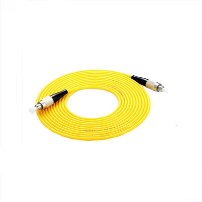 Żółty kabel światłowodowy G657A2 Sc Upc do Sc Apc Patch Cord Single Mode Simplex