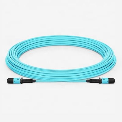 Patchcord światłowodowy Low PDL Om3, wielomodowy kabel światłowodowy MPO typu B LSZH