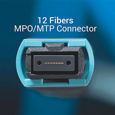 Patchcord światłowodowy Low PDL Om3, wielomodowy kabel światłowodowy MPO typu B LSZH