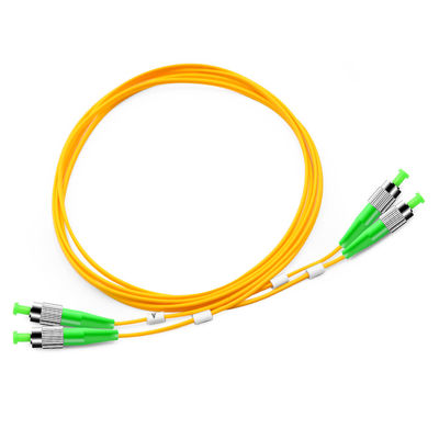SM 9/125 Zipcord Simplex światłowodowy kabel krosowy FC APC do sieci FTTH FTTB FTTX