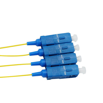 1m 0,9 mm Pvc G652d Duplex Patch światłowodowy Sc Upc Pigtail Cable