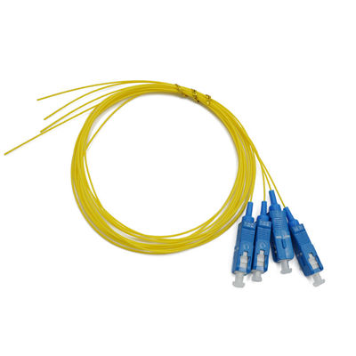 1m 0,9 mm Pvc G652d Duplex Patch światłowodowy Sc Upc Pigtail Cable