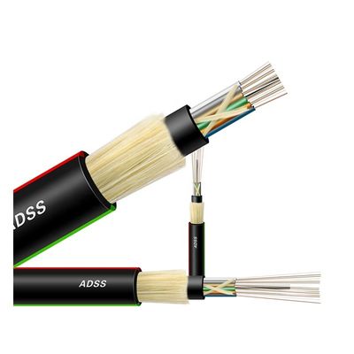 Adss 48-żyłowy kabel światłowodowy światłowodowy jednomodowy o dużej rozpiętości