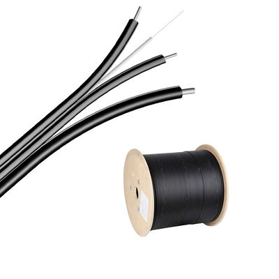 Zewnętrzny stalowy drut komunikacyjny FRP, kabel światłowodowy G657 FTTH 2 4 1 rdzeń