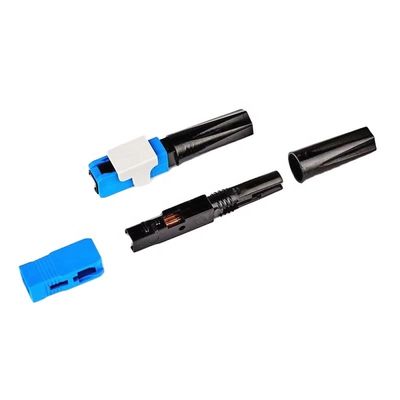 Złącza światłowodowe 50 mm Fast Connect, szybkie złącze Sc Apc do kabla FTTH Drop Bow